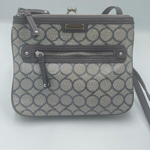Nine West Jacquard Crossbody Bag purse. Pre-owned